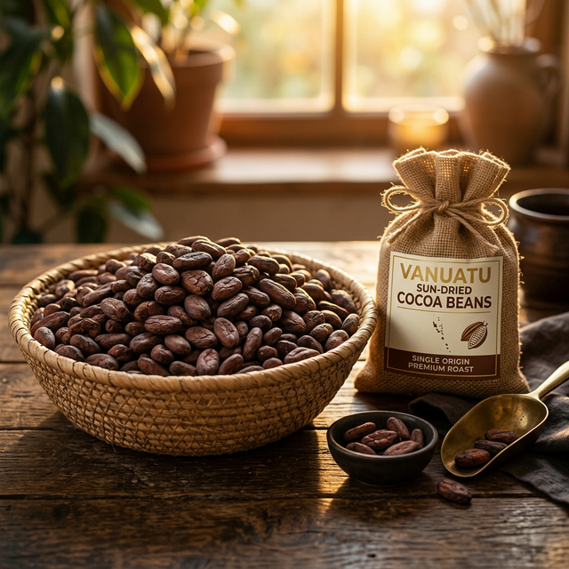 Cocoa Bean Sun-Drying